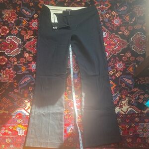 Tahari Black Boot Flare Trousers